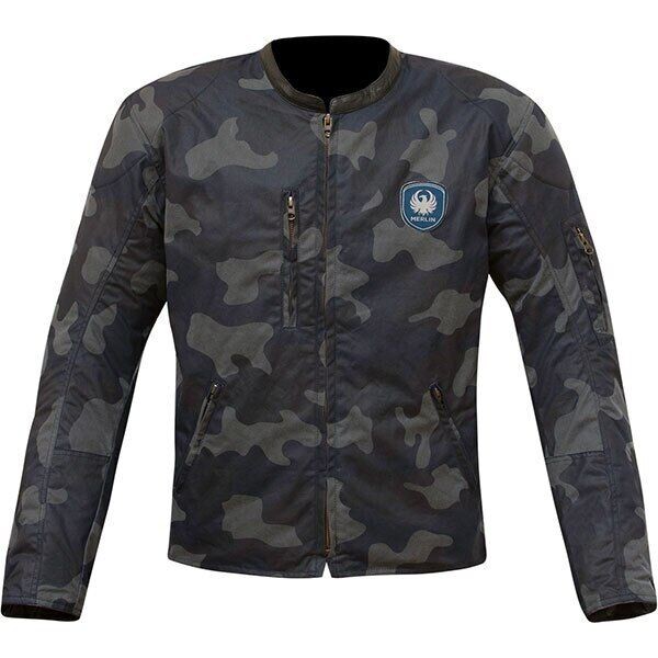 Merlin Merlin Cover Camo Wax Jacket Blue